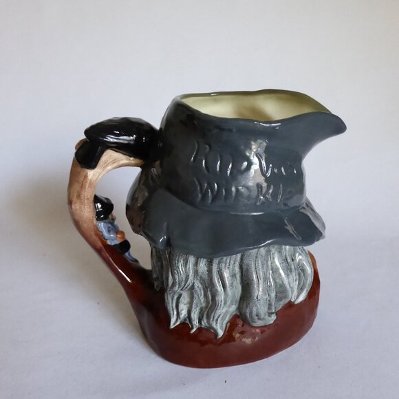 VINTAGE 1954 ROYAL DOULTON ENGLAND TOBY JUG RIP VAN WINKLE PORCELAIN PITCHER - Picture 6 of 14